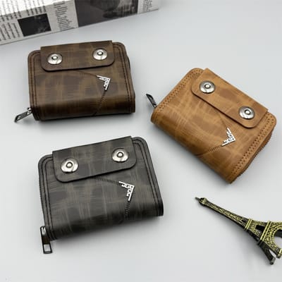 Imported Multifunctional Mini Wallet - Black_img_5